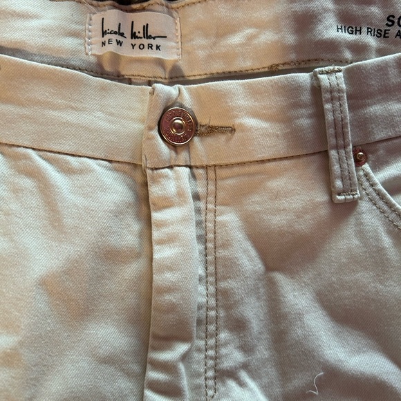 ⭒ nicole miller beige jeans - Picture 3 of 6